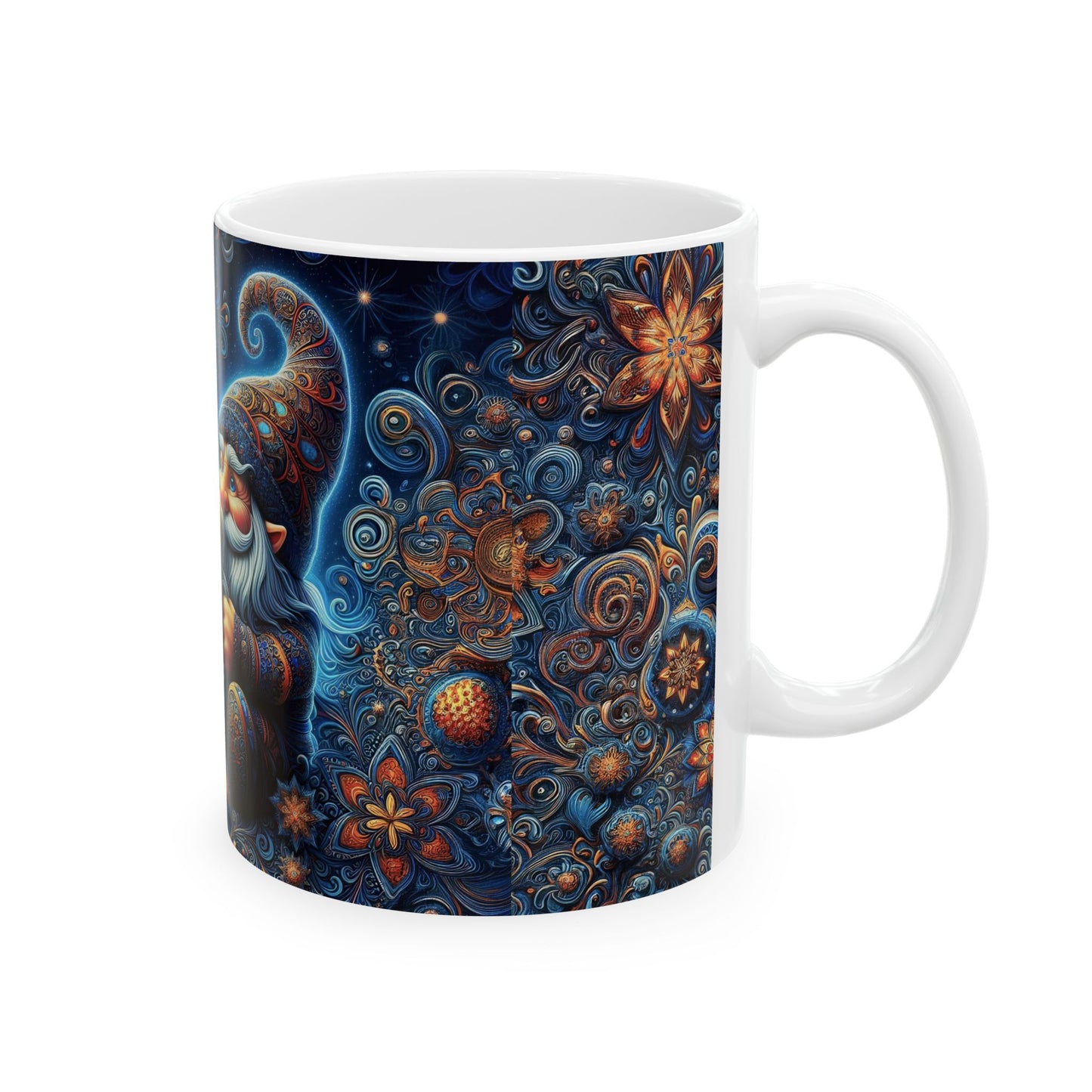 Zephyr Twizzletoe in the Fractal Galaxy Ceramic Mug 11oz