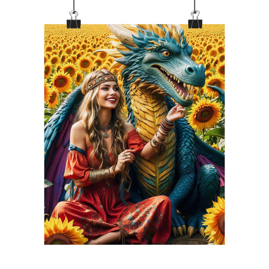 Enchanted Harmony  Matte Vertical Posters