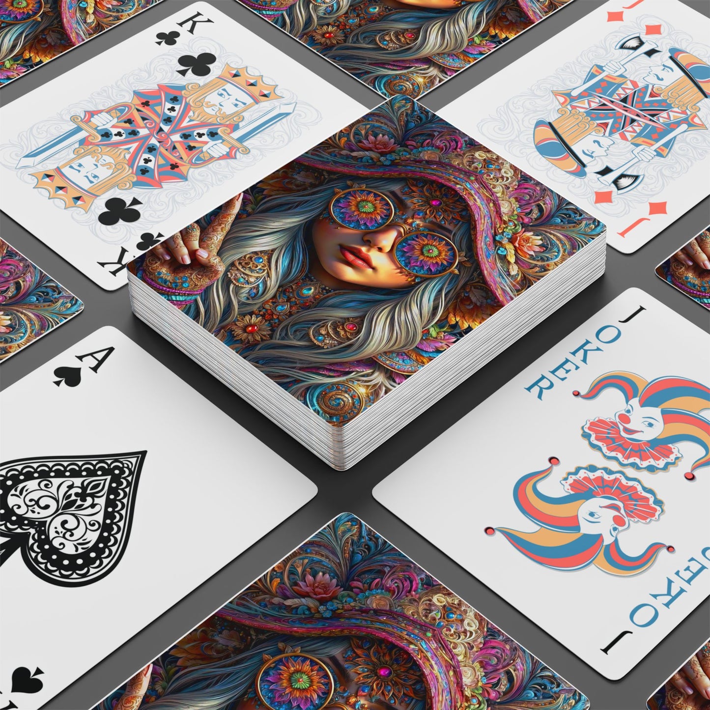 Gnome Princess Custom Poker Cards