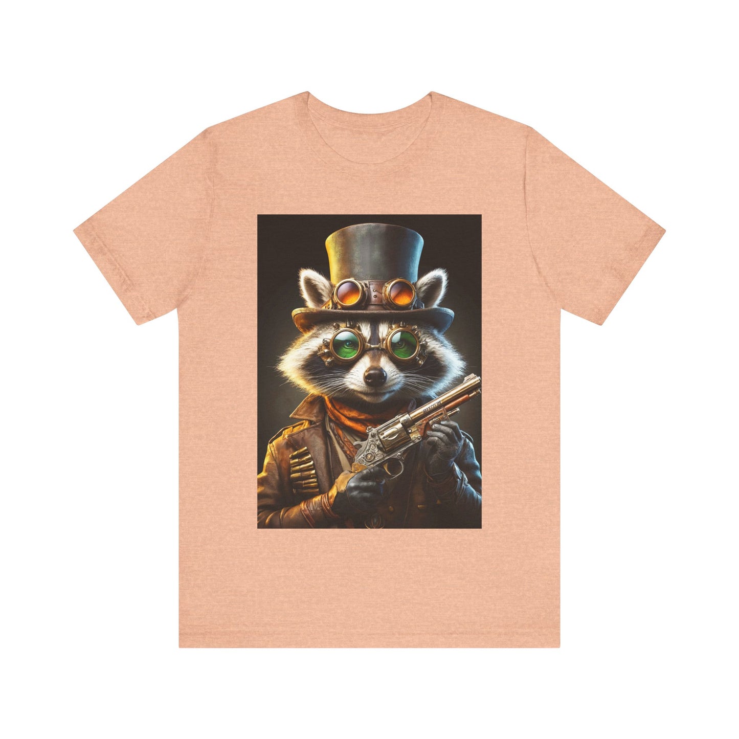 Steam Raccoon Unisex Jersey Short Sleeve Tee