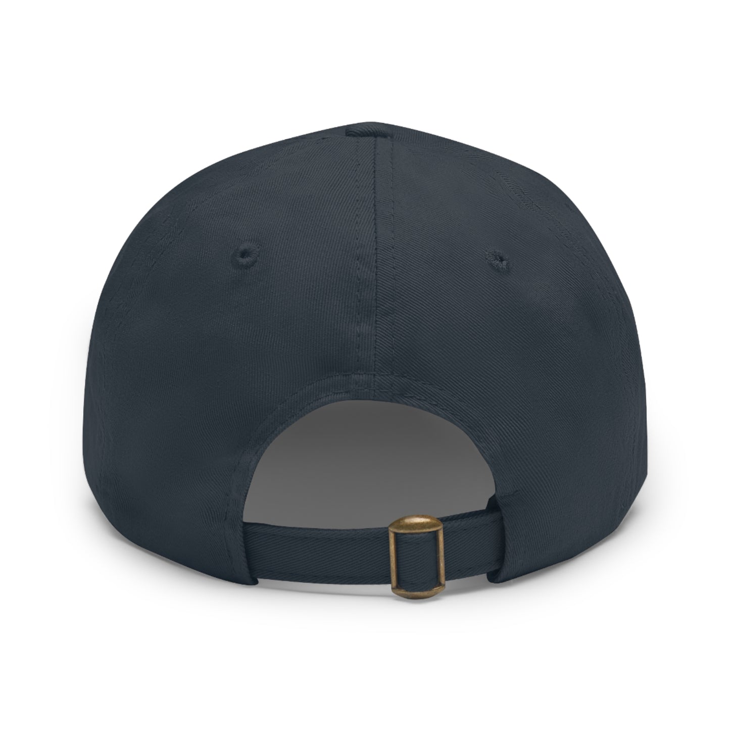 Steampunk Cichlid Dad Hat with Leather Patch (Rectangle)