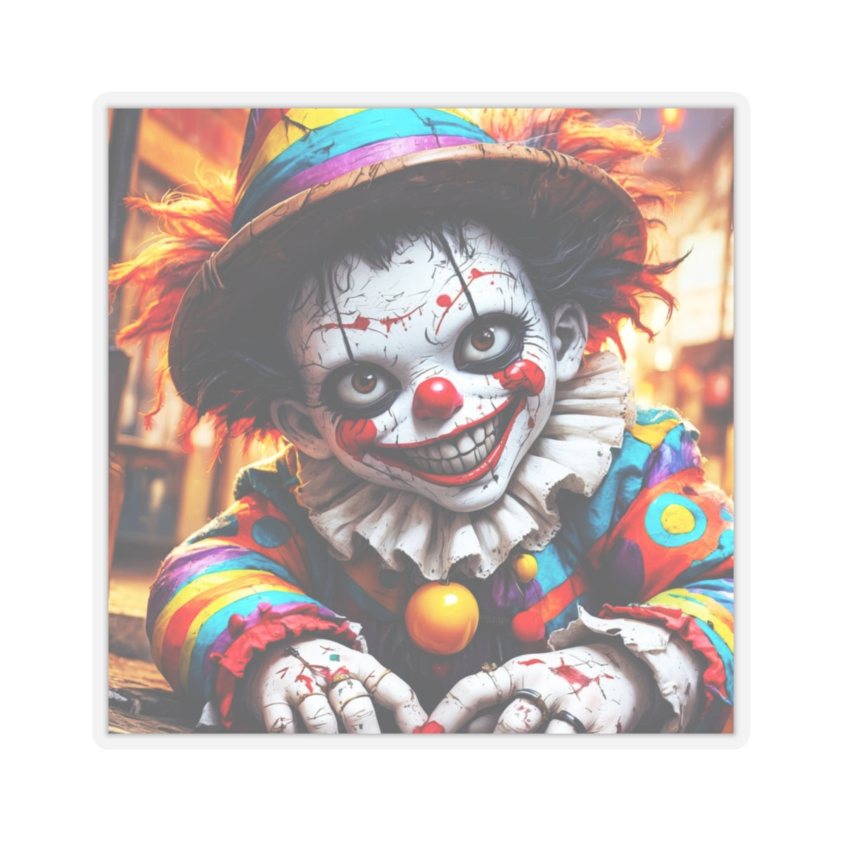 Grim Grins Kiss-Cut Stickers