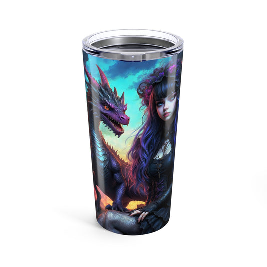 Galactic Elegance: A Cosmic Journey Tumbler 20oz