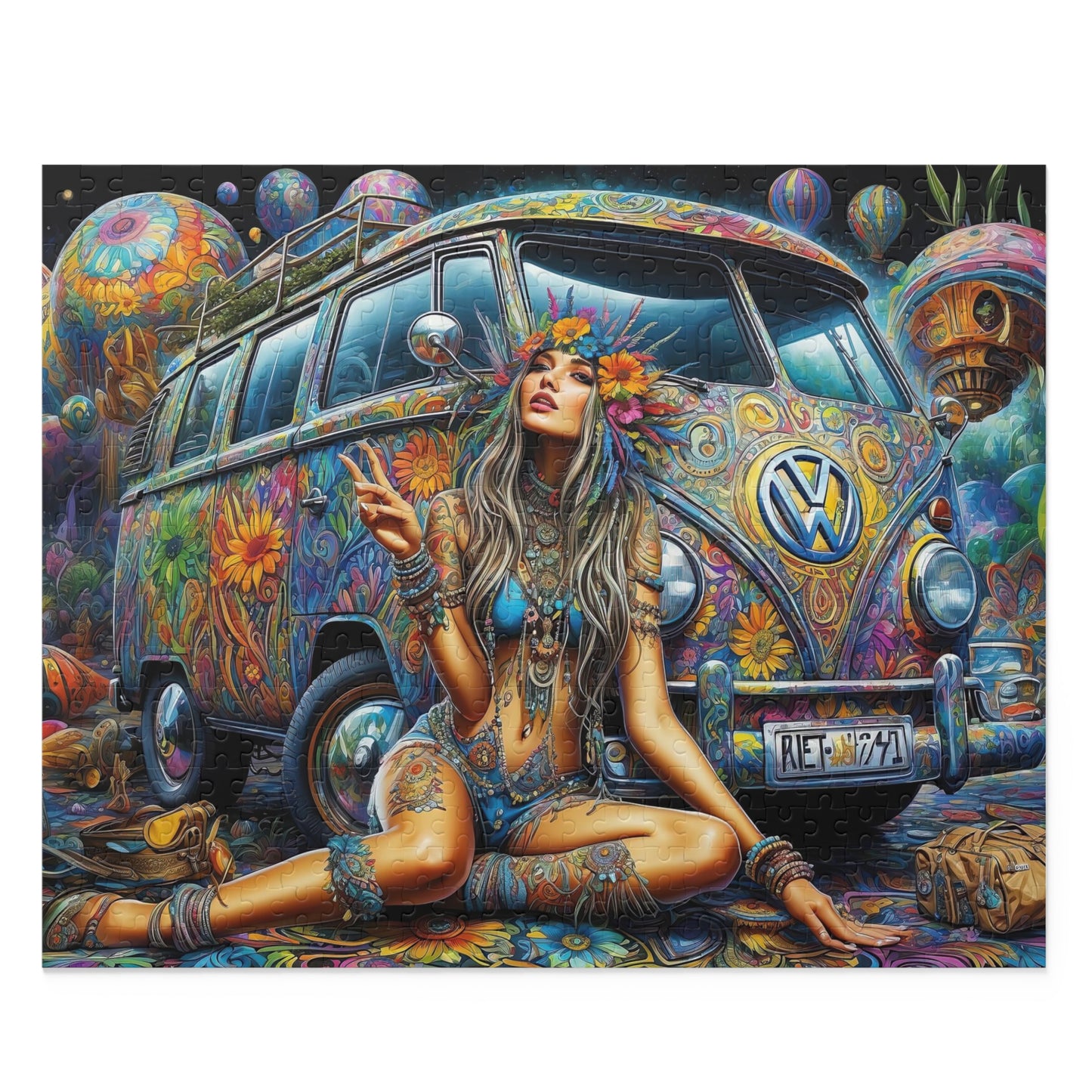 Harmony's Psychedelic Odyssey Puzzle (120, 252, 500-Piece)