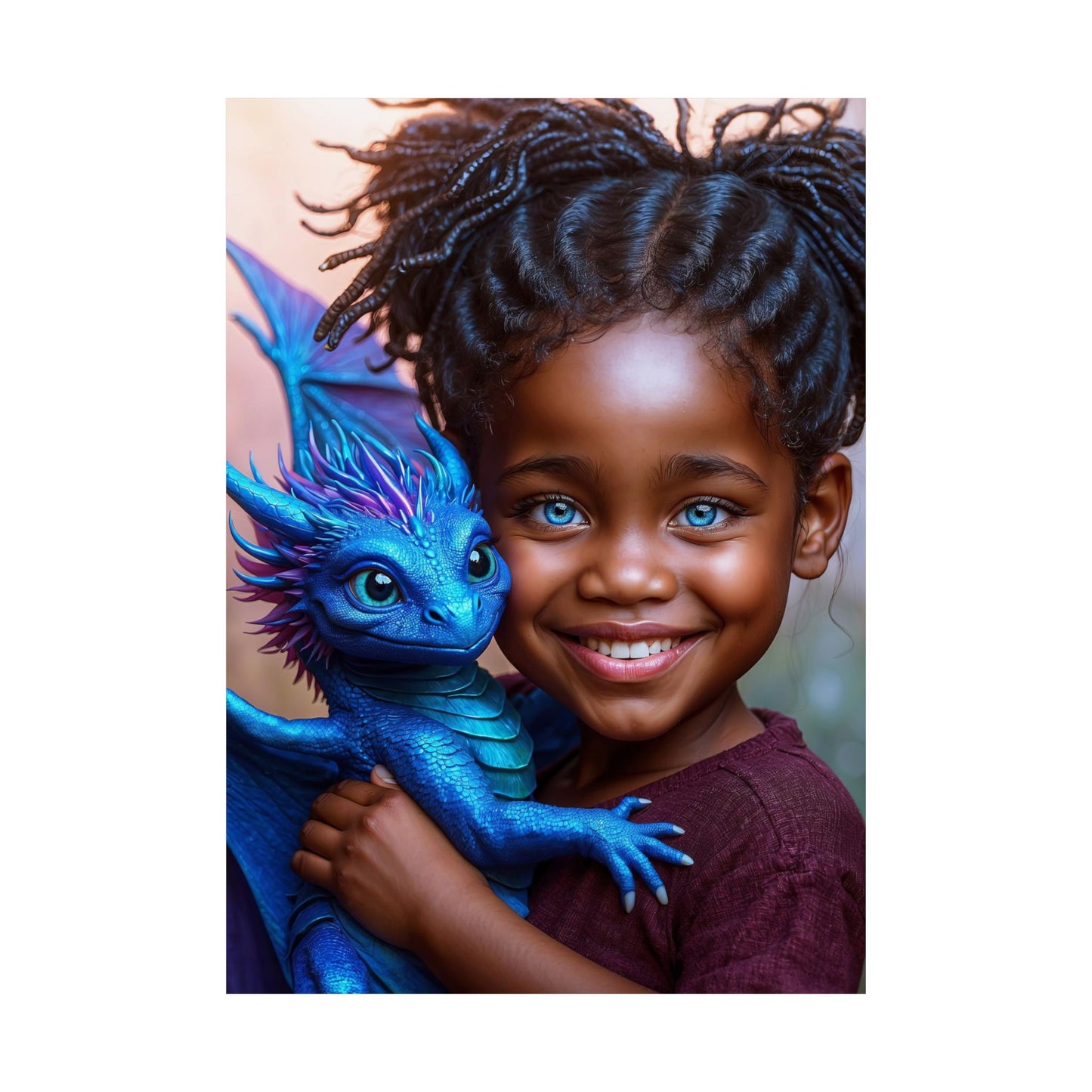 Whispers of Draconic Bonds Matte Vertical Posters