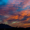 Sunset Lights up the Tucson Arizona Sky