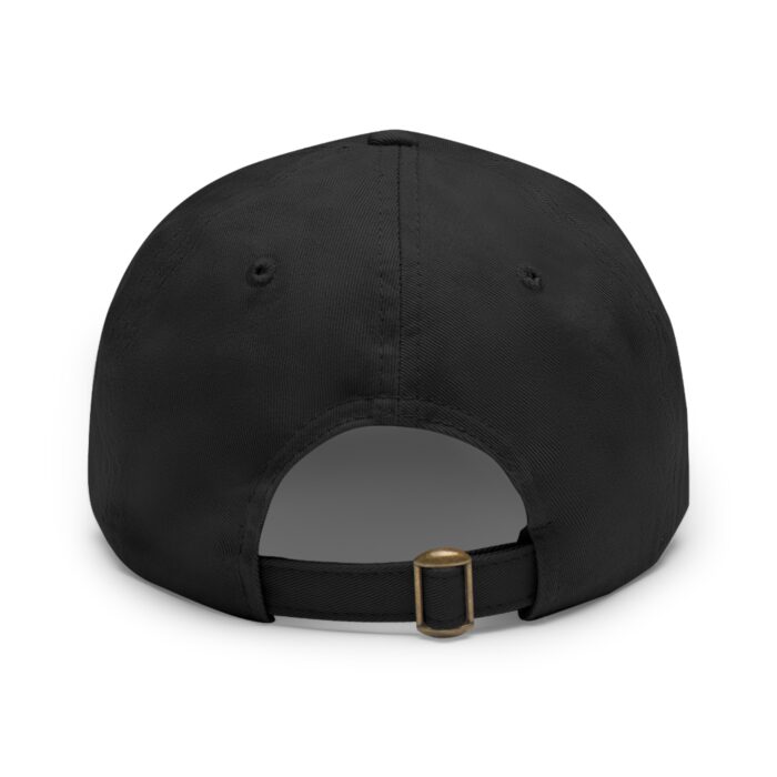 Steampunk Cichlid Dad Hat with Leather Patch (Rectangle) - Image 3